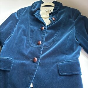 J.Crew Velvet Blazer Size 10. In immaculate condition